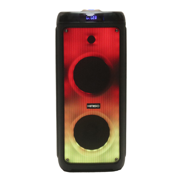اسپیکر چمدانی بلوتوثی رم و فلش خور Kimiso QS-4219 + میکروفون و ریموت کنترل