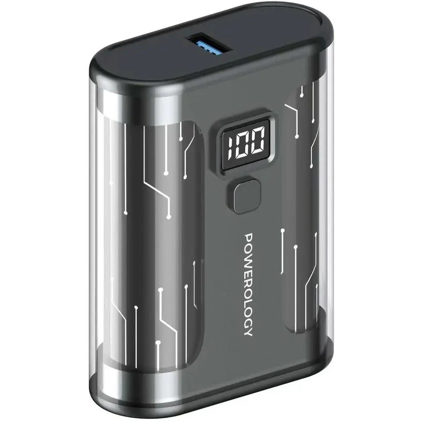 پاوربانک 20 وات 10000 میلی آمپر پاورولوژی Powerology Crystalline Series Power Bank PPBCHA24