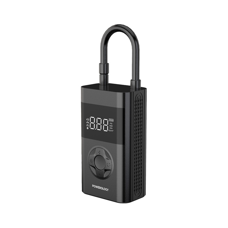 پمپ باد و پاوربانک پاورولوژی Powerology Ultra Portable Air Compressor PPBCHA55