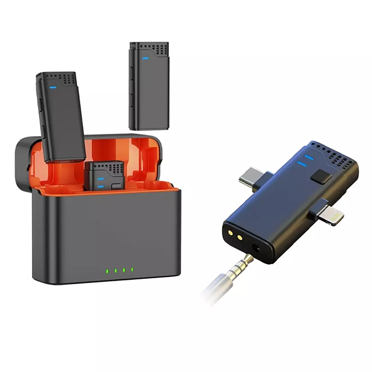 میکروفن بی سیم تایپ سی و لایتنینگ جی ماری MW-16