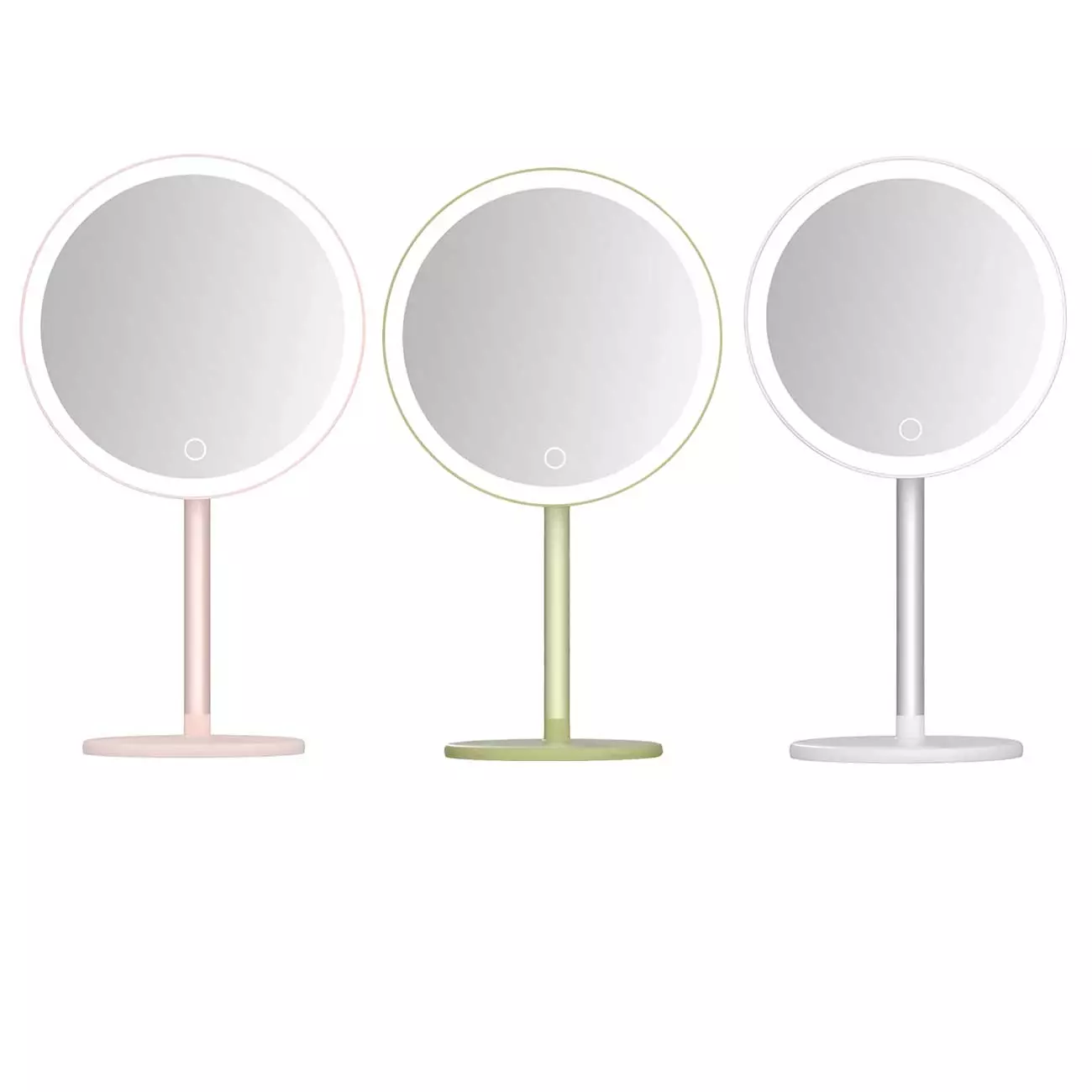 آینه آرایشی چراغ دار لمسی شارژی رومیزی 6.5 اینچ دوکو شیائومی DM005