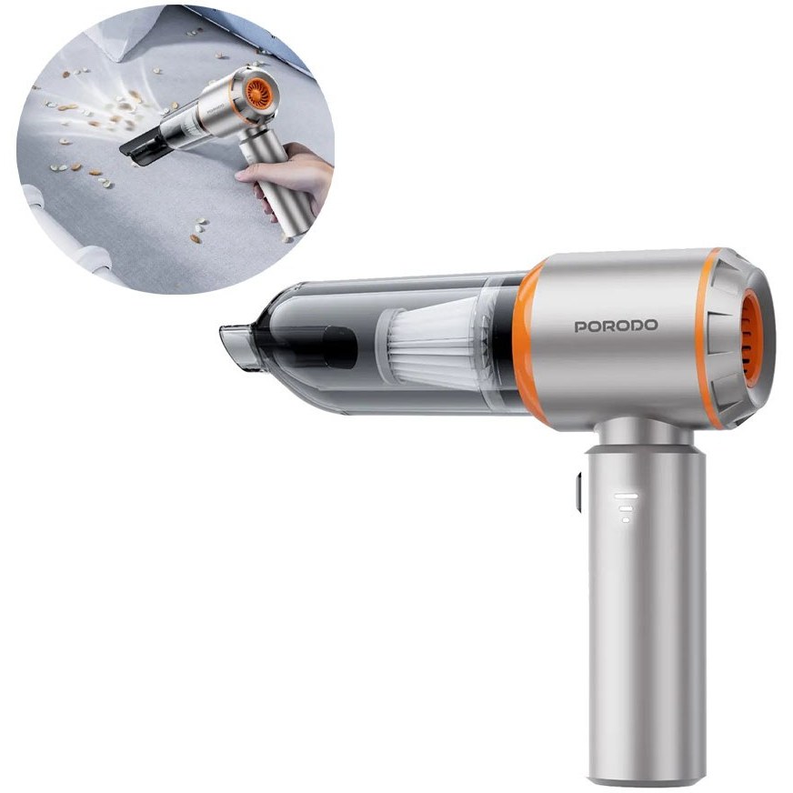 گردگیر و جارو شارژی پرودو Porodo Dual Mode Air Duster and Vacuum PD-LFST042 توان 100 وات