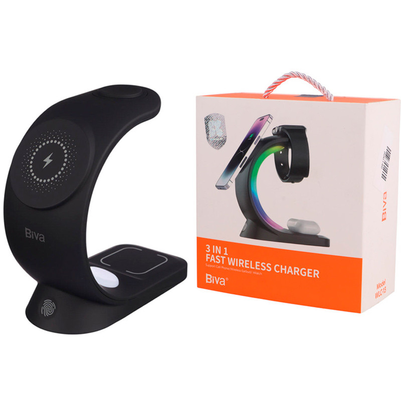 شارژر وایرلس و استند چندکاره بیوا Biva WLC-13