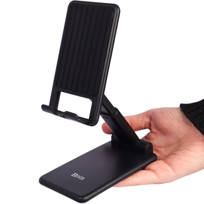 هولدر و پایه نگهدارنده رومیزی بیوا Biva BH-38 Pedestal Type Foldable Stand مناسب گوشی و تبلت