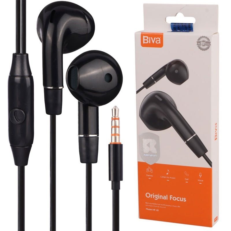 هندزفری سیمی بیوا Biva HF-10 Original Focus