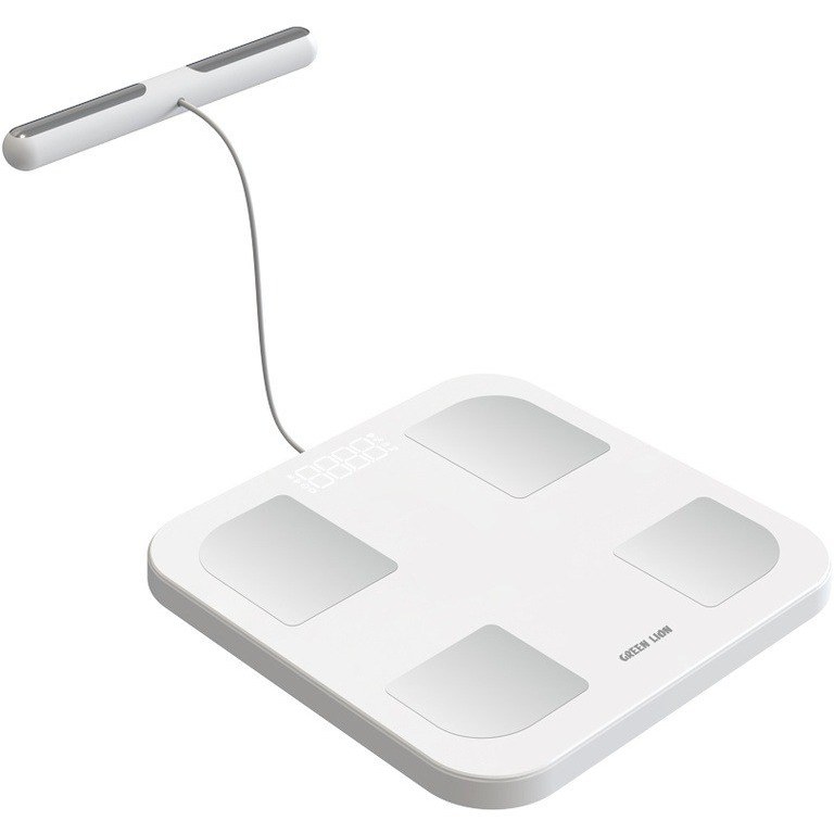 ترازو هوشمند و بادی آنالیز گرین لاین Green Lion Smart Body Scale with 8 Electrodes GNSMBDSCALWH