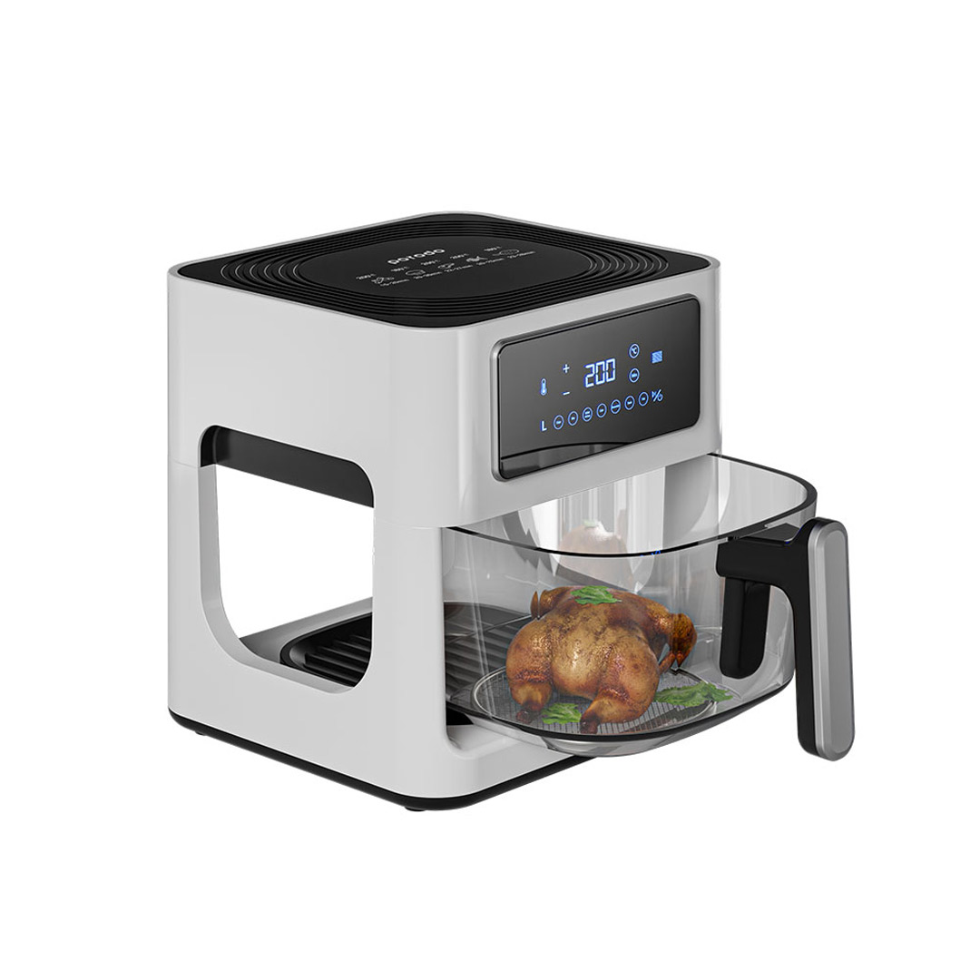 هواپز شیشه ای پرودو Porodo LifeStyle 5L Glass Pot Air Fryer PD-LFGPAF5L
