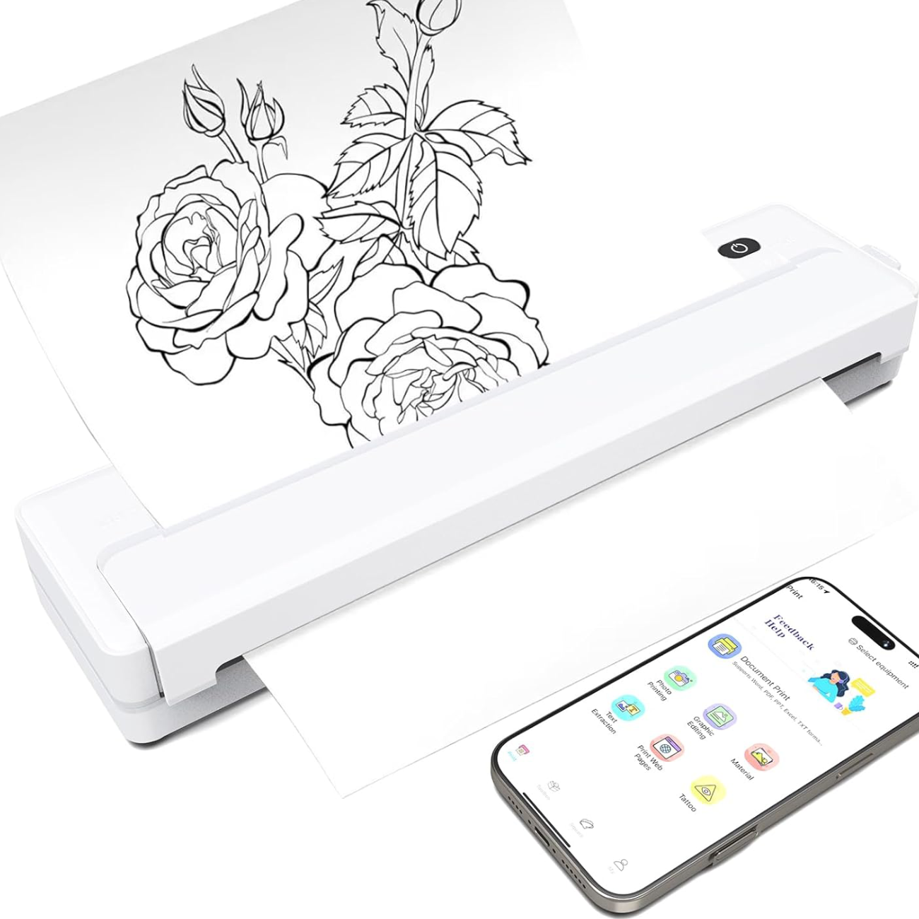 پرینتر حرارتی شارژی قابل حمل Thermal Sensitive