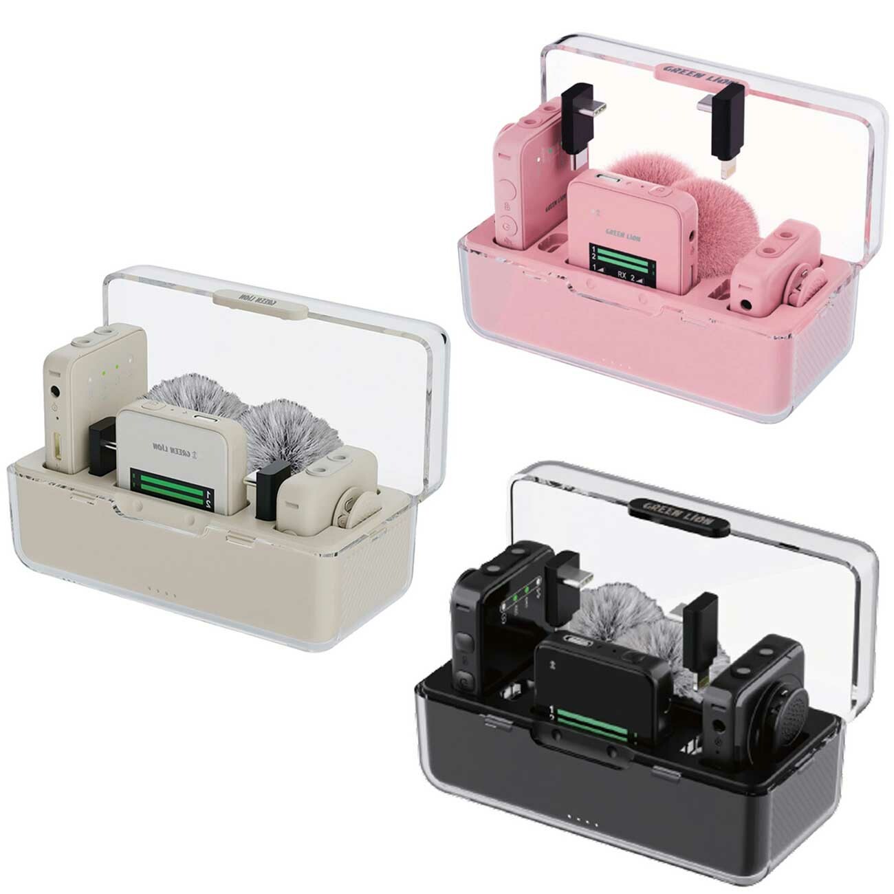 میکروفون وایرلس حرفه ای گرین لاین GNPGLMMICBK