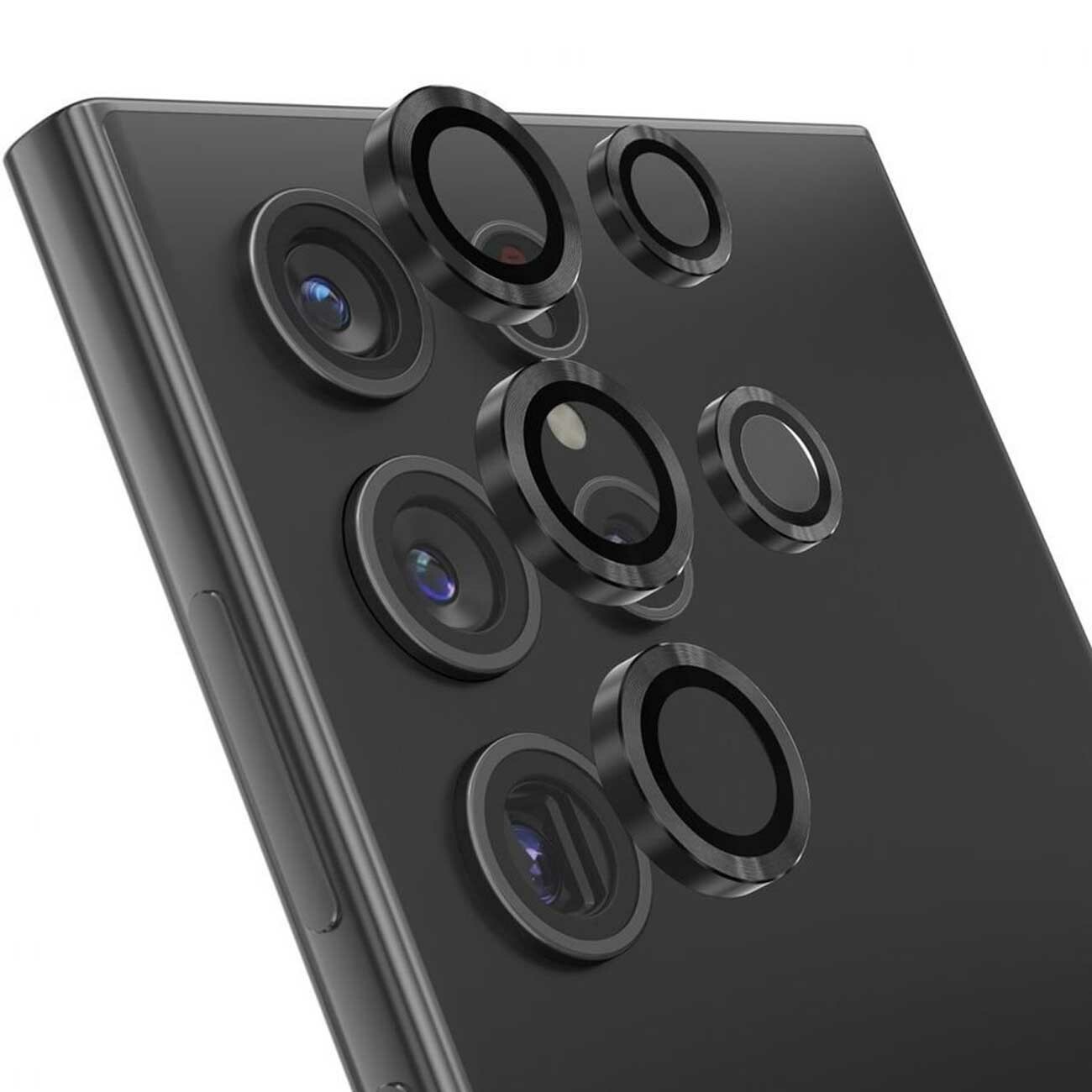 محافظ لنز دوربین گوشی سامسونگ Galaxy S24 Ultra گرین لاین GNCLNSARS24UBK