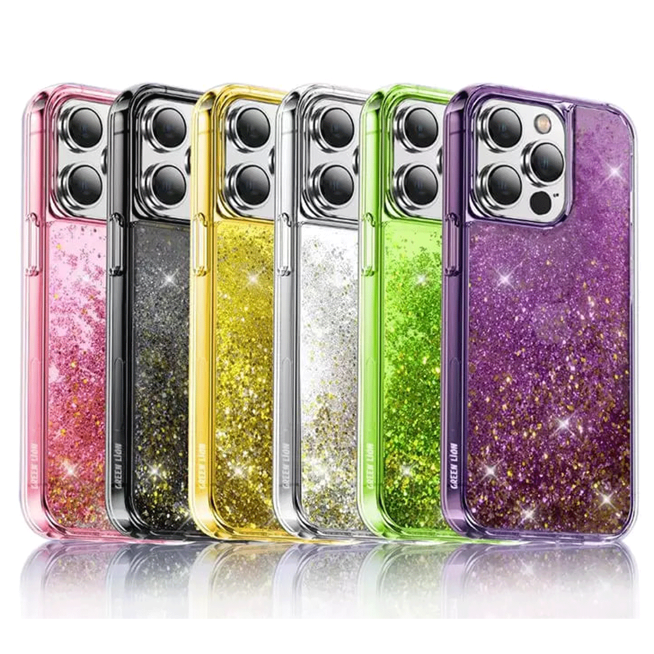 قاب آکواریومی آیفون 14 پلاس گرین GNGRC14PS