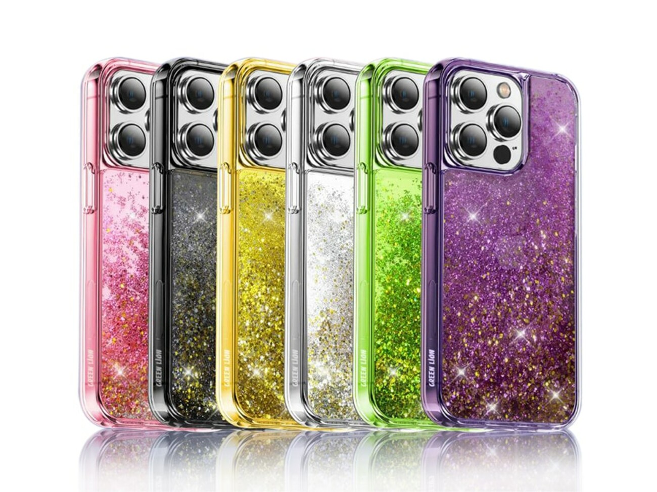 قاب آکواریومی آیفون 14 پرو گرین Green iPhone 14 Pro Aquarium Happiness Case