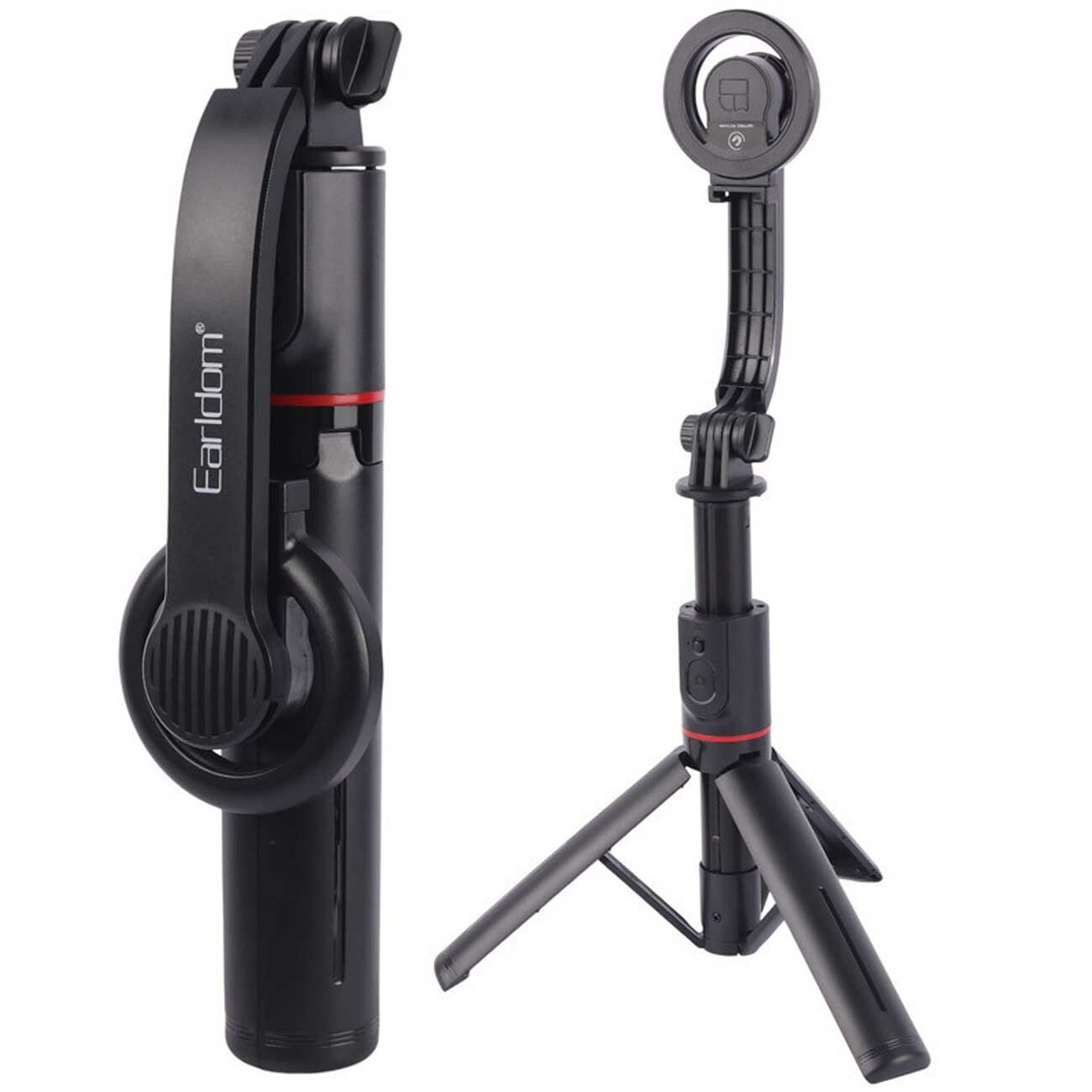 مونوپاد سه پایه دار بلوتوثی ارلدام با چرخش 360 درجه ET-ZP31