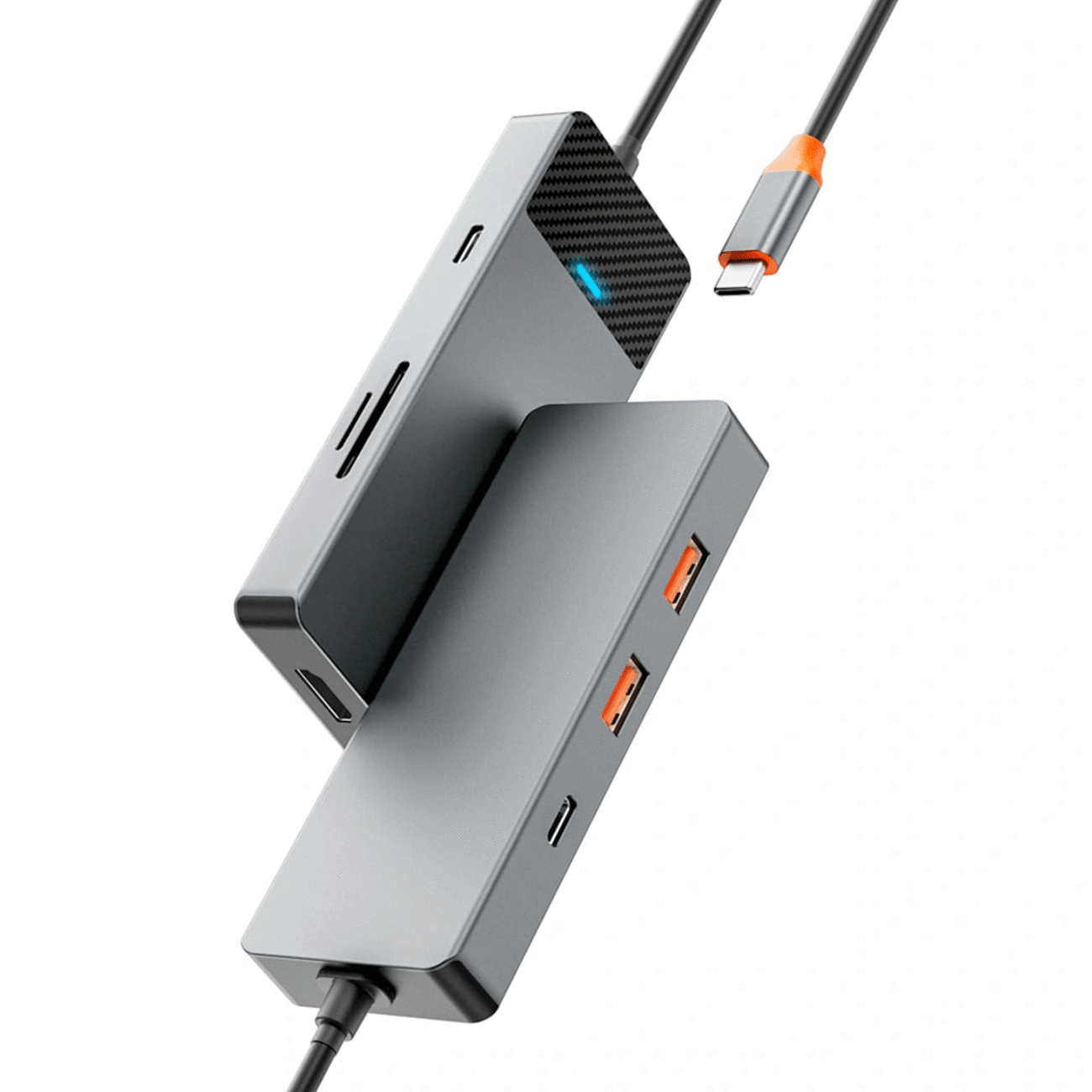 هاب تایپ سی 7 پورت ویوو A721HD