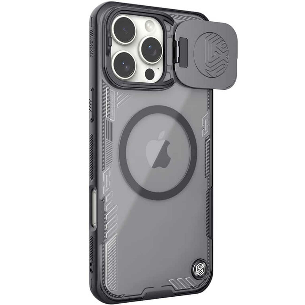 قاب مگنتی محافظ گوشی آیفون 16 پرومکس نیلکین Iceblade Prop Magnetic