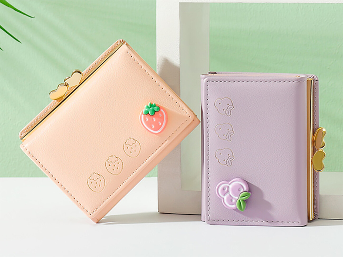 کیف پول زنانه کوچک طرح میوه های برجسته تائومیک میک TAOMICMIC Y8072 wallet Female Purse Cute Foldable Multi-Card