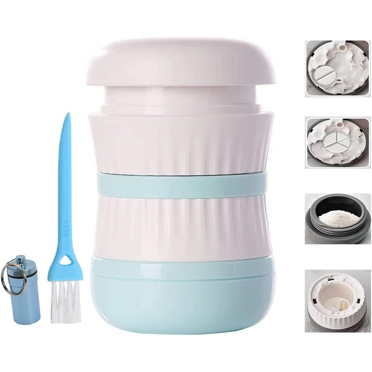 دستگاه برش قرص و جعبه نگهداری دارو قابل حمل مسافرتی جردن و جودی TR018