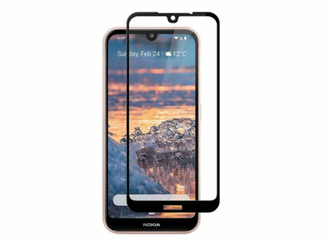 محافظ صفحه نمایش شیشه ای نوکیا Full Glass Screen Protector Nokia 4.2