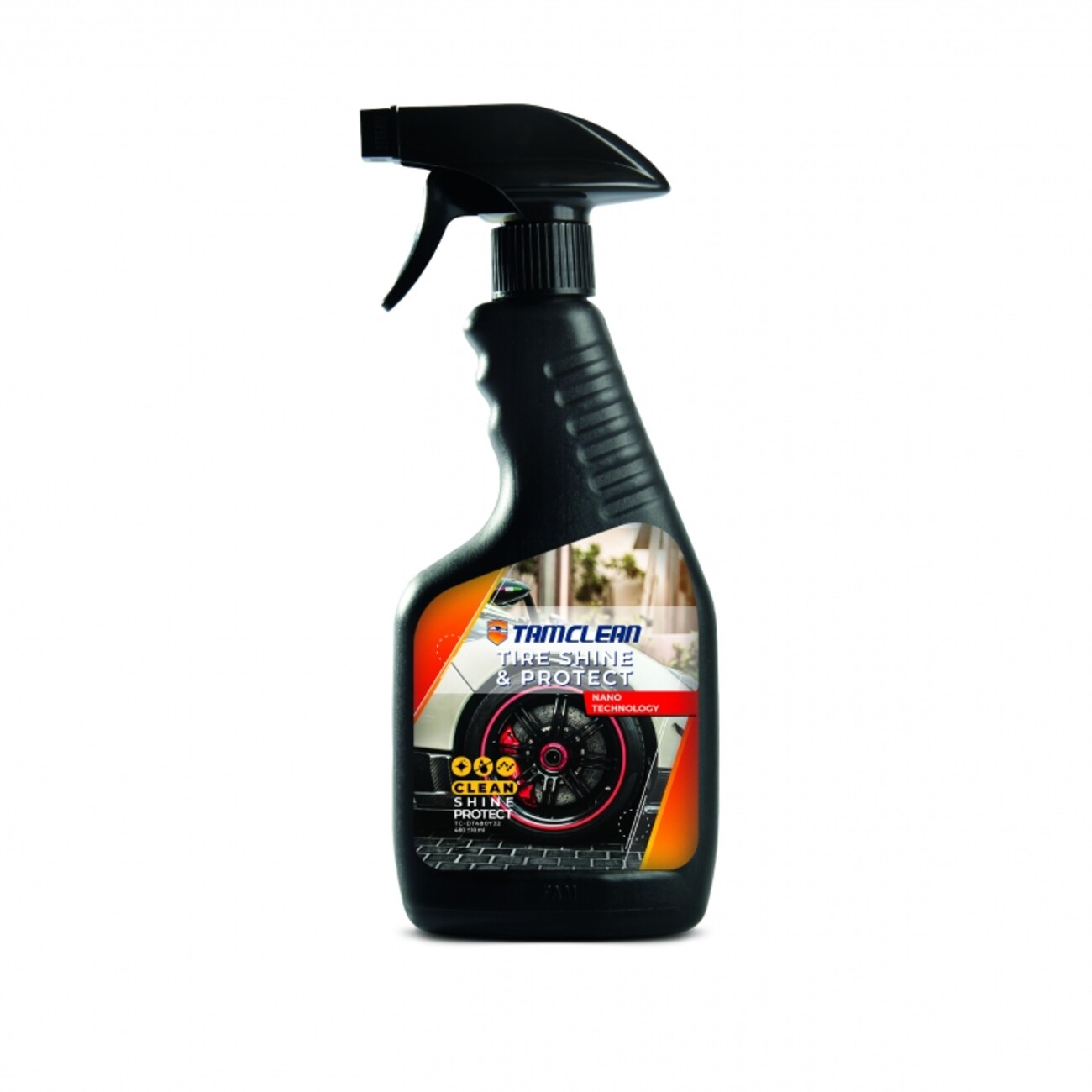 اسپری تمیز و براق کننده لاستیک تام کلین Tam clean Professional Tire Cleaner