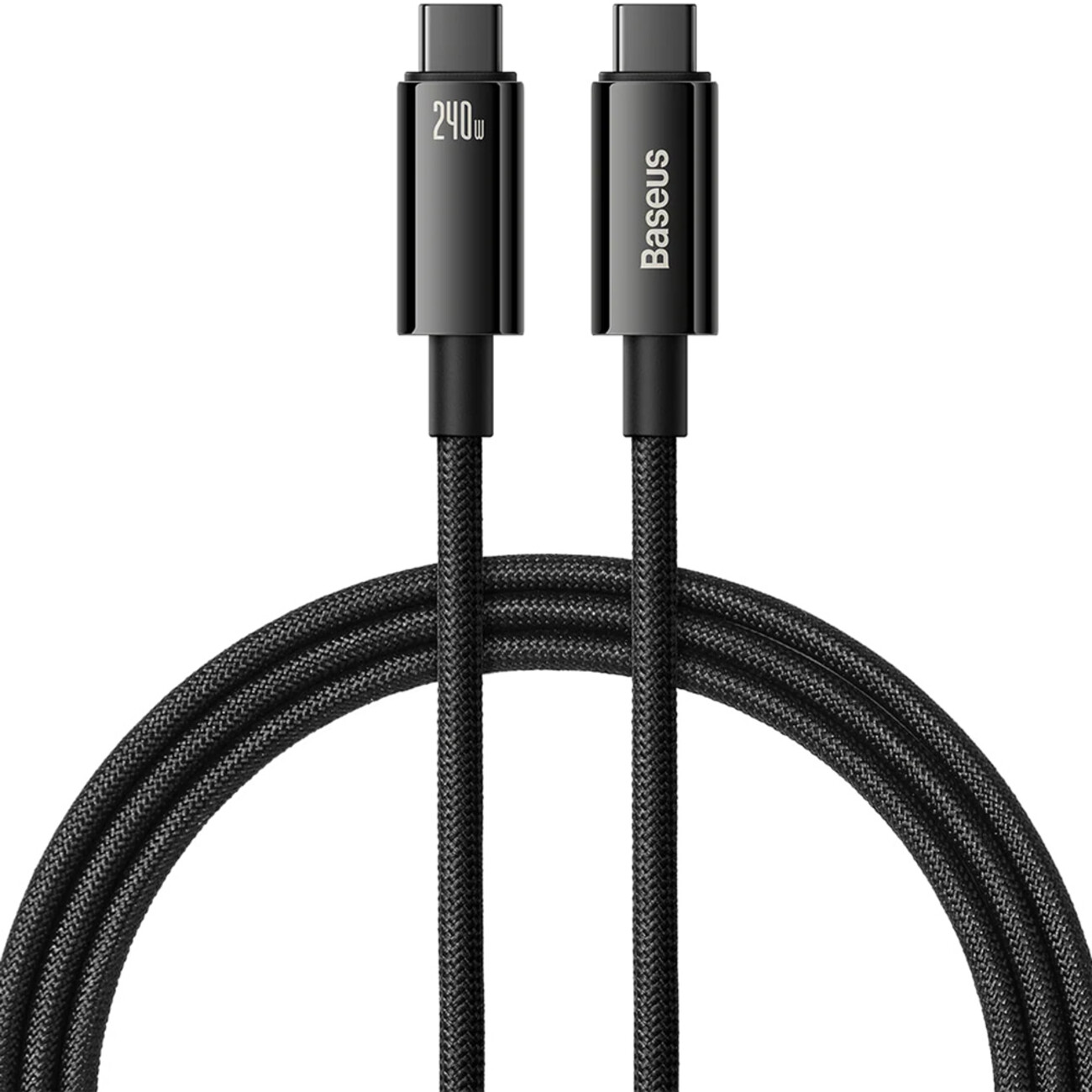 کابل تایپ سی به تایپ سی 240 وات یک متری بیسوس CB000038