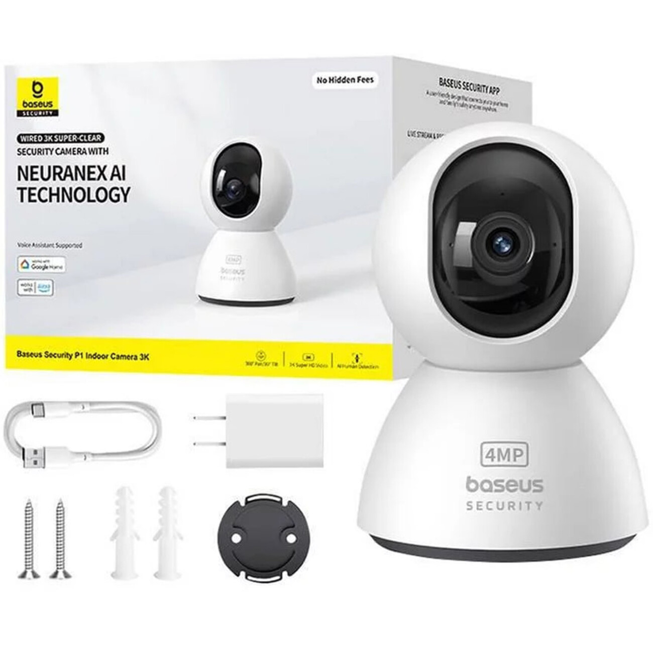 دوربین نظارتی هوشمند 360 درجه بیسوس S0TV012132