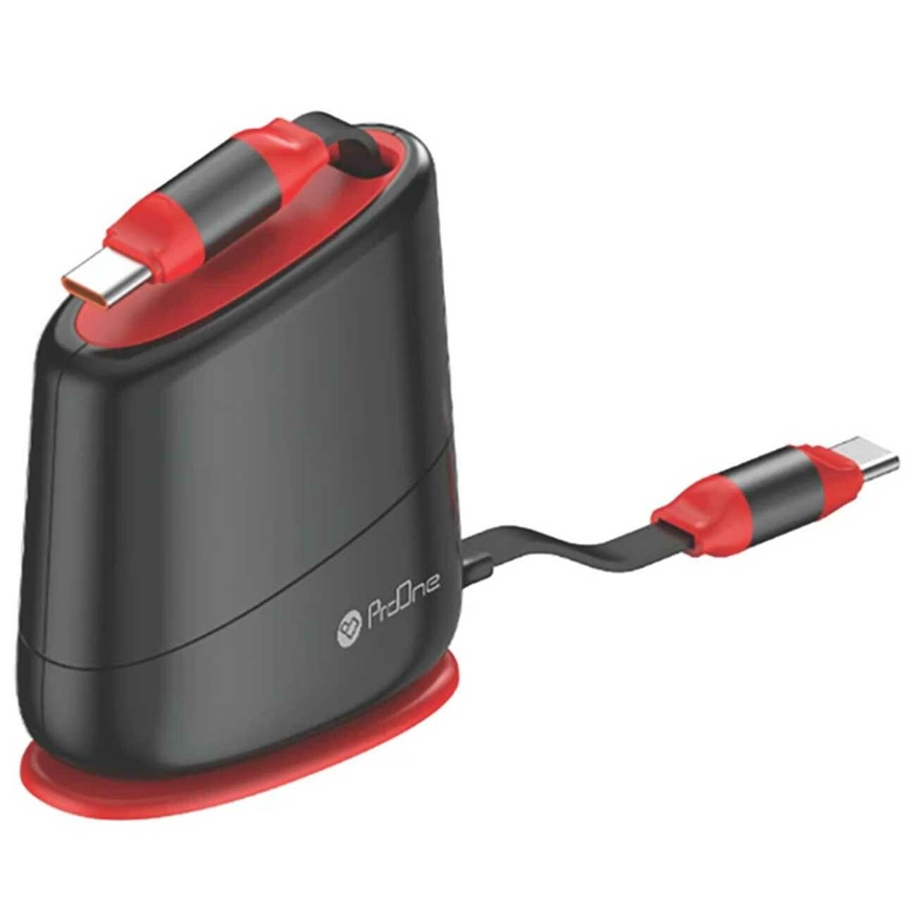 کابل شارژ سریع تایپ‌سی به تایپ‌سی 66 وات جمع‌شونده 130 سانتی‌متری پرووان PCC129D