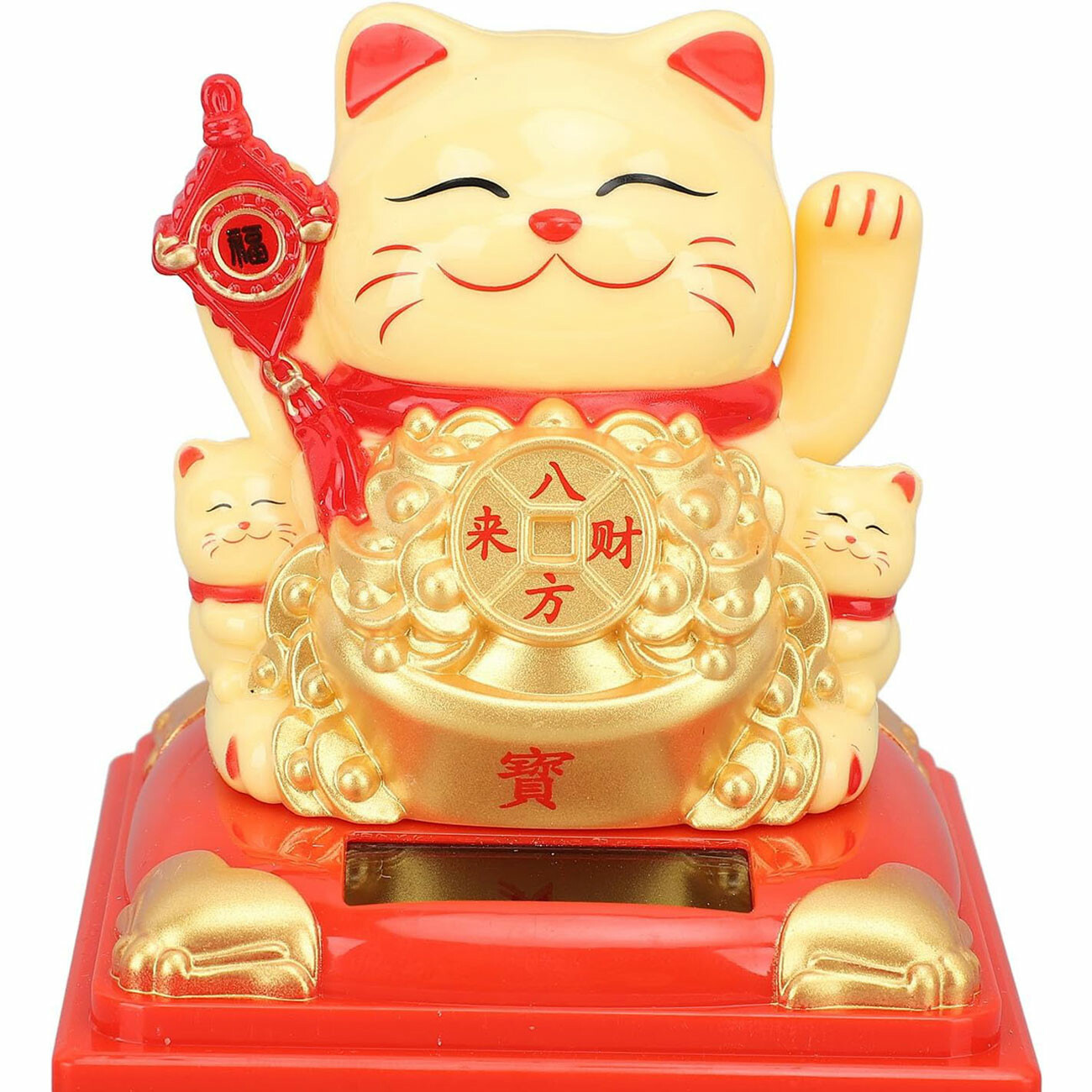 مجسمه فنگ‌شویی رومیزی طرح گربه 388B-388A سایز بزرگ