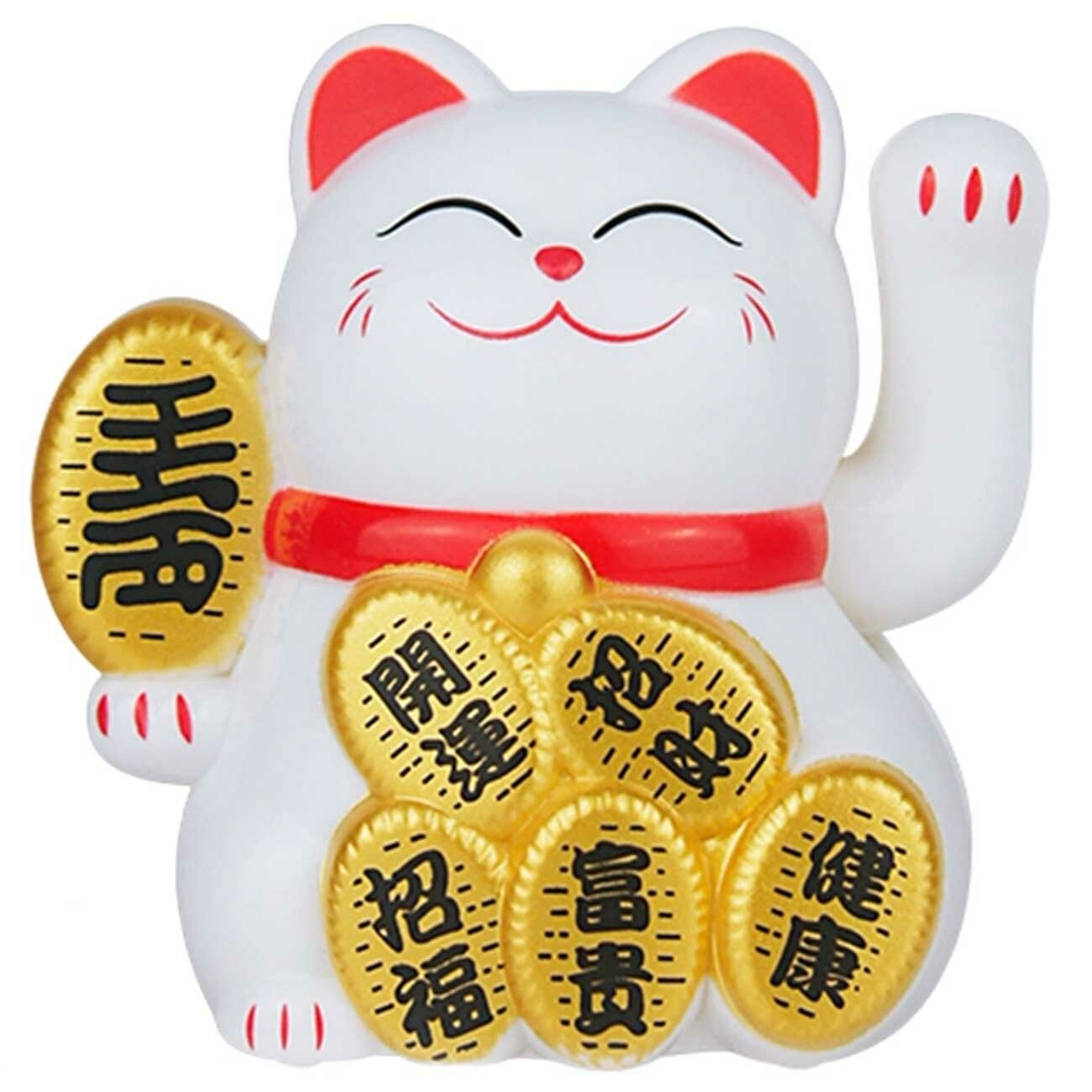 گربه شانس مانکی نکو خورشیدی فنگ‌شویی سایز کوچک 1.5 اینچ MLY23100