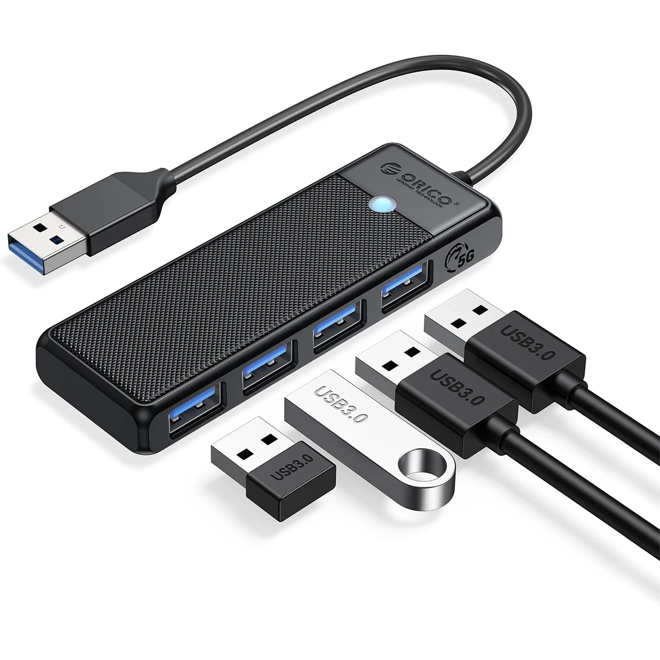 هاب USB 3.0 چهار پورت اوریکو PAPW4A-U3-015