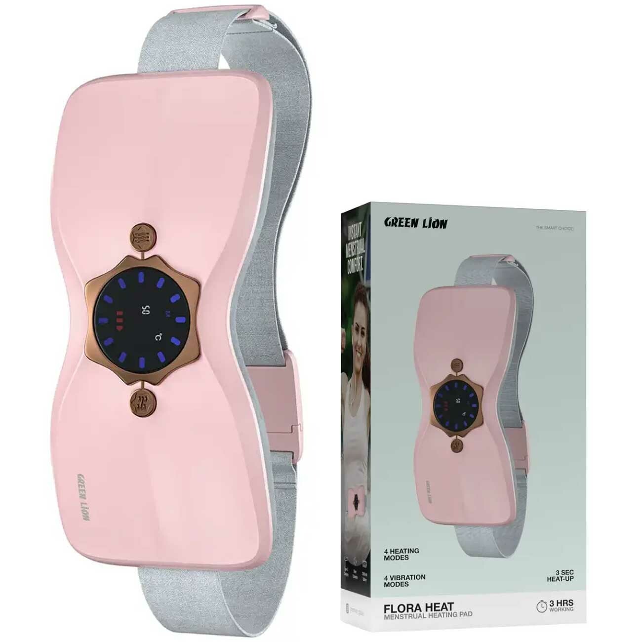 کمربند حرارتی قاعدگی فلورا هیت گرین لاین GL-MP25