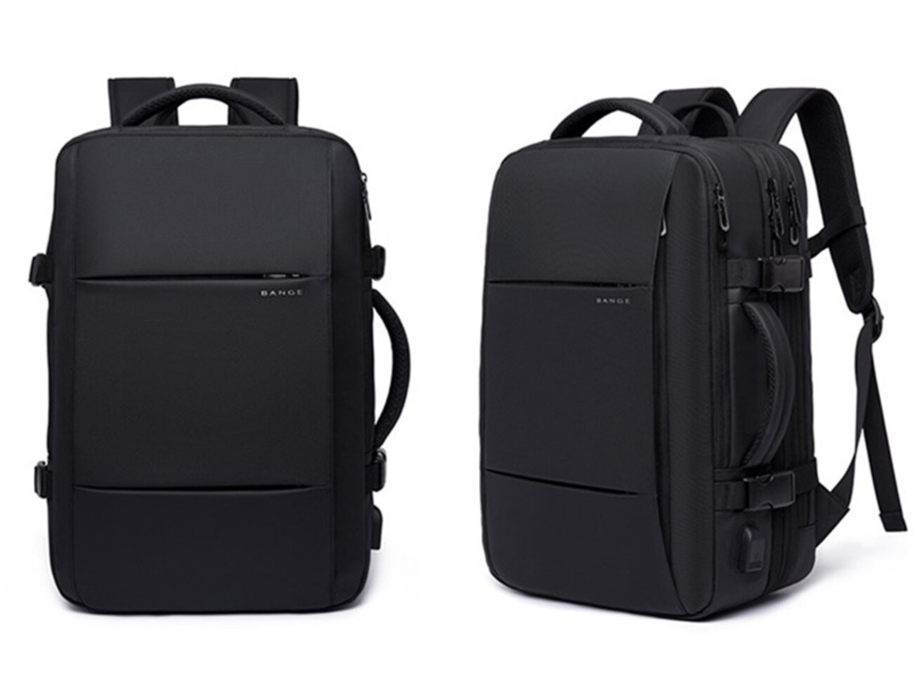 کوله پشتی مسافرتی لپ تاپ 15.5 اینچ یو اس بی دار 45 لیتر بنج BANGE BG 1908D