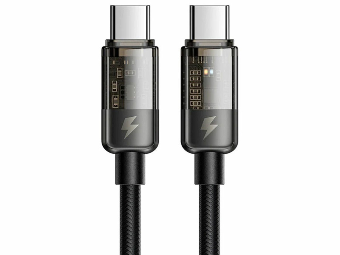 کابل سوپر فست شارژ و انتقال داده تایپ سی به تایپ سی 100 وات 1.2 متری مک دودو Macdodo CA-284 Type-C to Type-C Cable