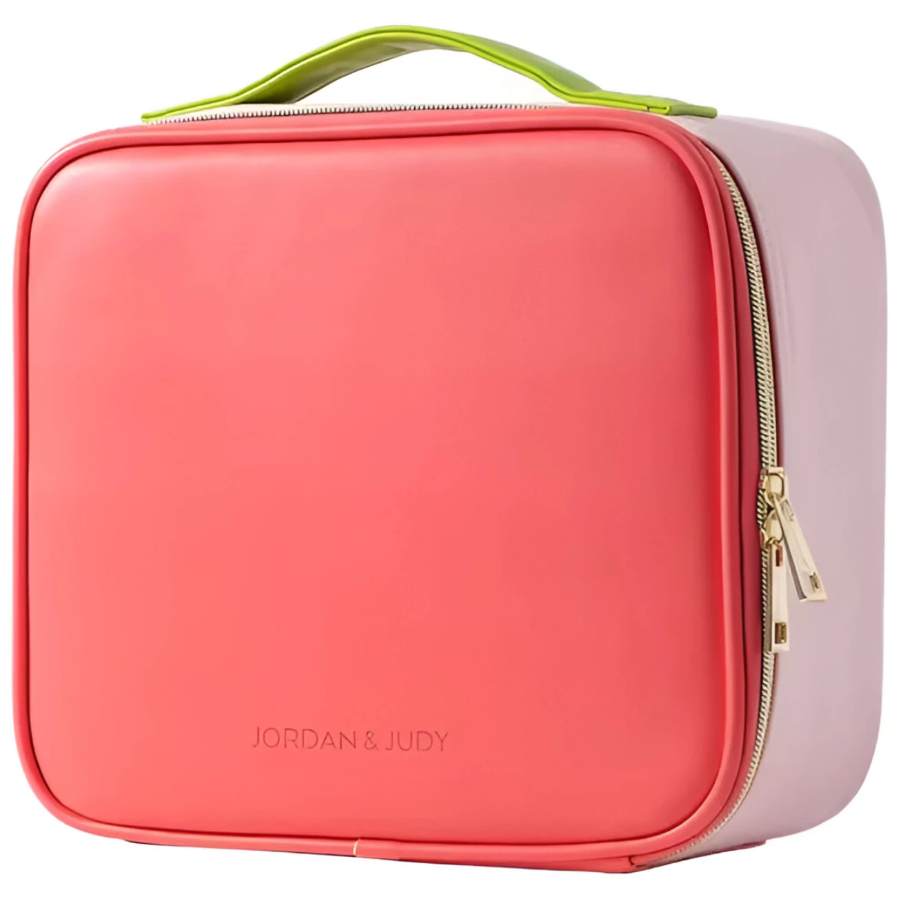 کیف لوازم آرایشی با آینه چراغ دار لمسی شارژی قابل حمل جوردن و جودی PT068