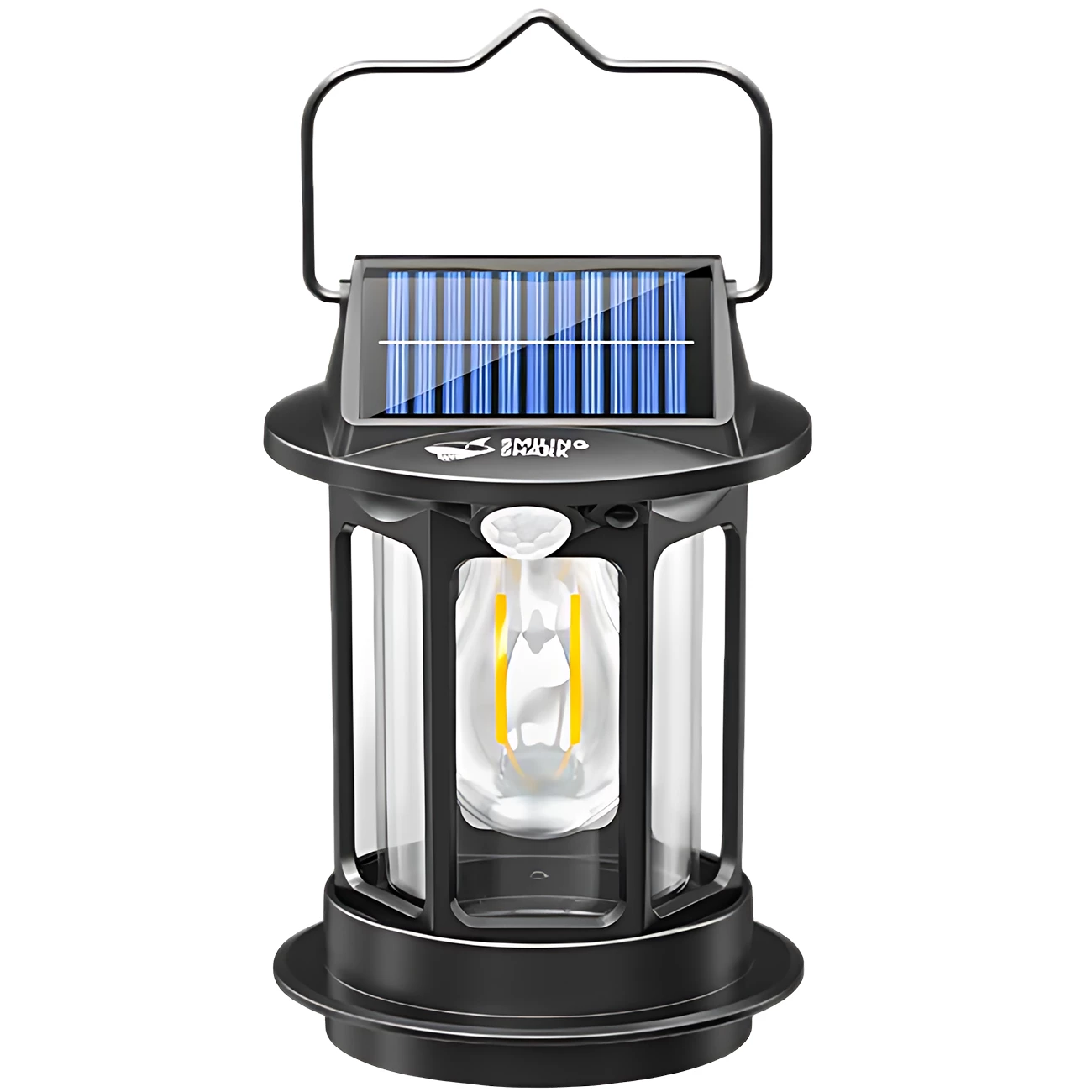 لامپ شارژی هوشمند سنسور حرکتی خورشیدی ضدآب و چراغ کمپینگ اسمایلینگ شارک LY-8286