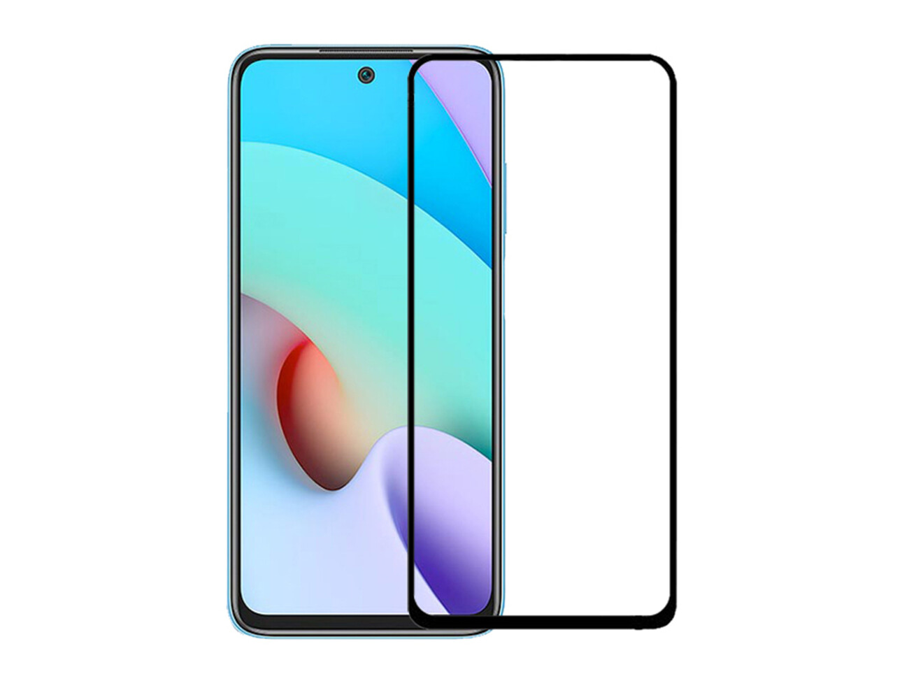 محافظ صفحه نمایش شیشه ای شیائومی Full Glue Xiaomi Redmi 10 Prime Glass