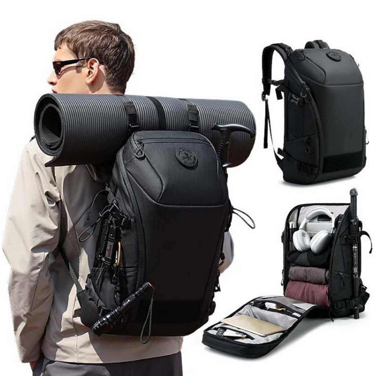 کوله پشتی مسافرتی، کوهنوردی و لپ‌تاپ 15.6 اینچ ضدآب بنج BANGE FW-226 با ظرفیت 22 لیتر