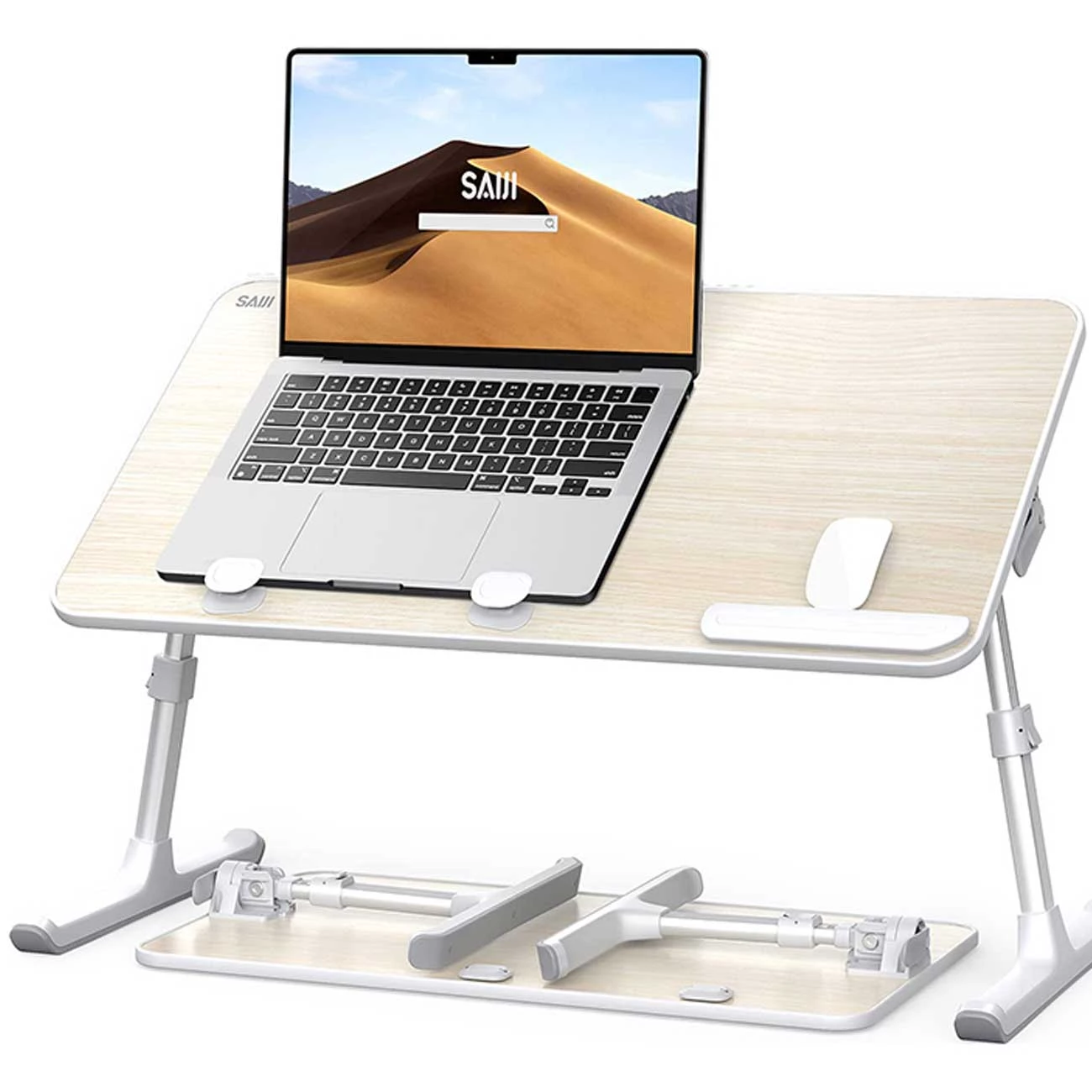 میز لپ‌تاپ 16 تا 17 اینچ با فن خنک کننده سایجی A8L تاشو و قابل حمل