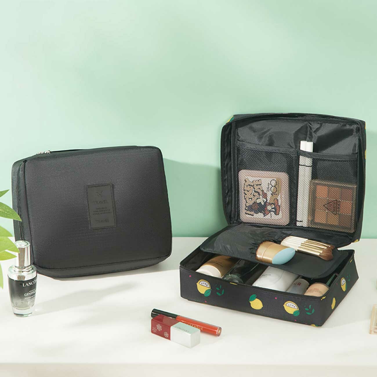 کیف لوازم آرایش مسافرتی چند منظوره Hua Cai