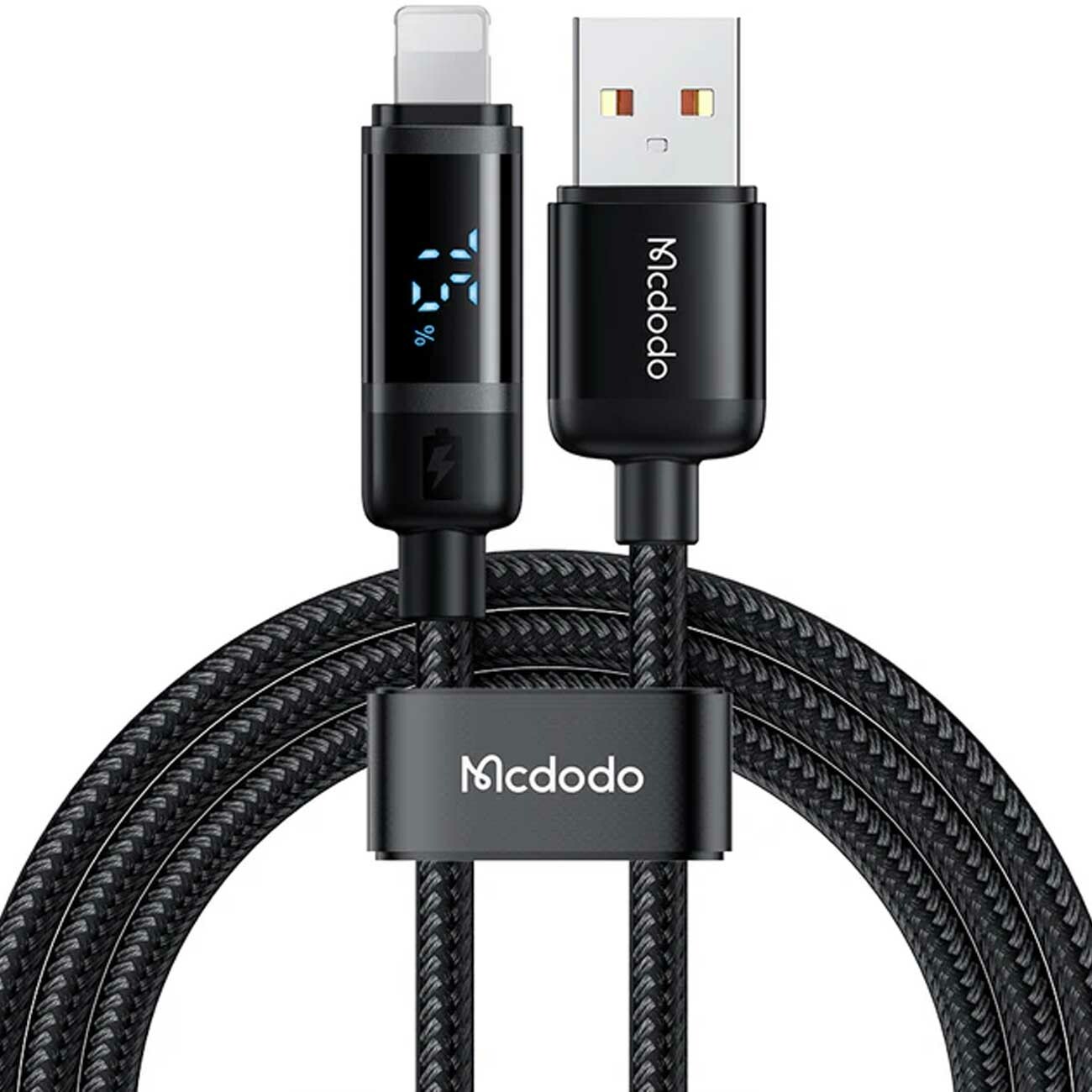 کابل شارژ و انتقال داده فست یو اس بی به لایتنینگ 3 آمپر 1.2 متری مک‌دودو CA-500