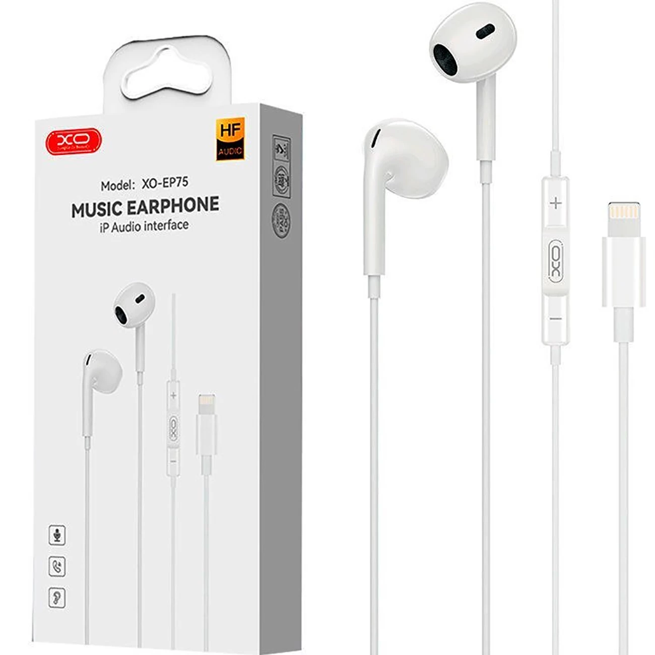 هندزفری لایتنینگ ایکس‌او XO EP75