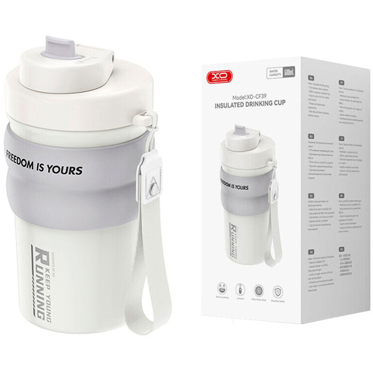 ماگ مسافرتی 500 میلی‌لیتری ایکس‌او XO CF39