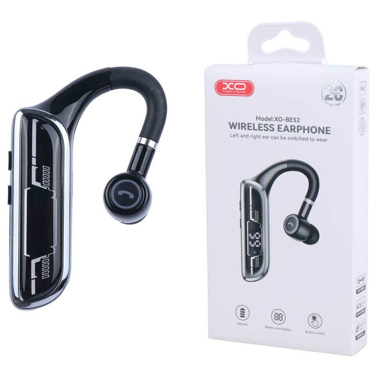 هندزفری بلوتوثی تک گوش 5.3 ایکس‌او XO BE52
