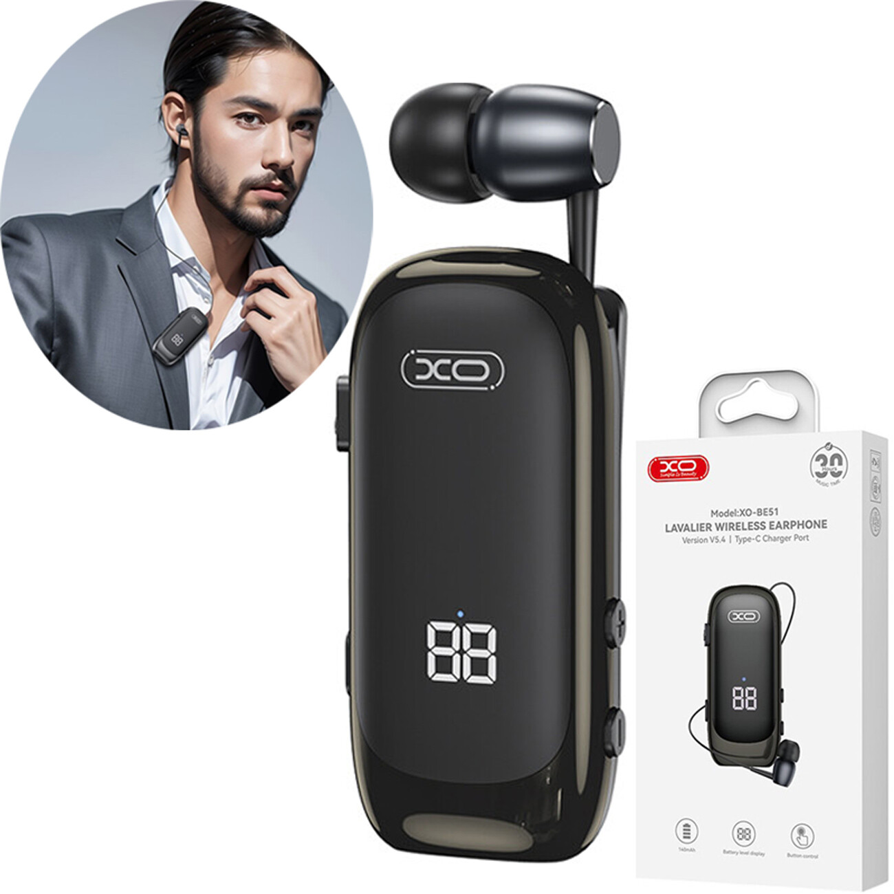 هندزفری بلوتوث تک گوش 5.4 ایکس او XO BE51