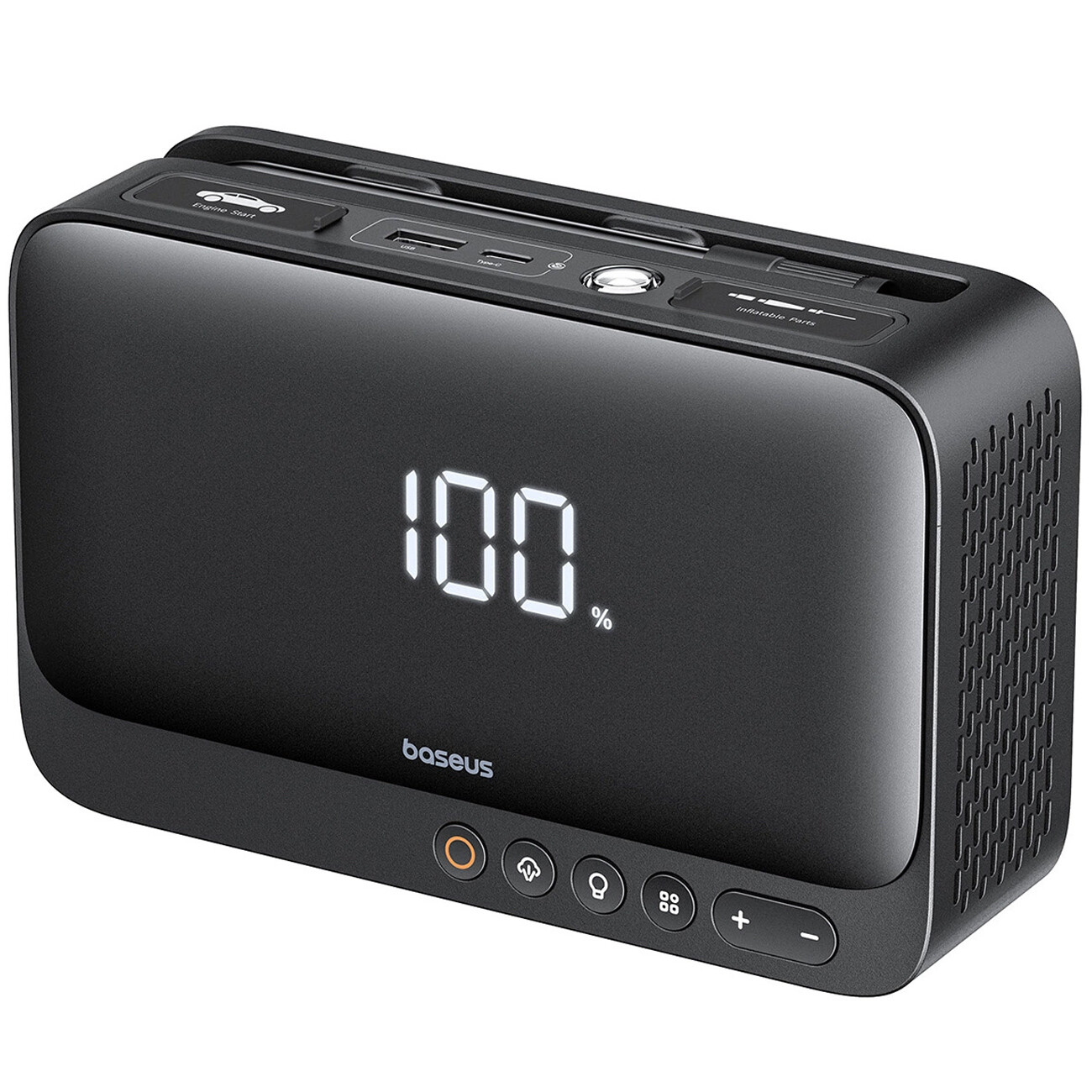 پاور بانک 6000 و جامپ استارتر بیسوس Baseus BS-CH013 C00245902111 با چراغ قوه و پمپ باد