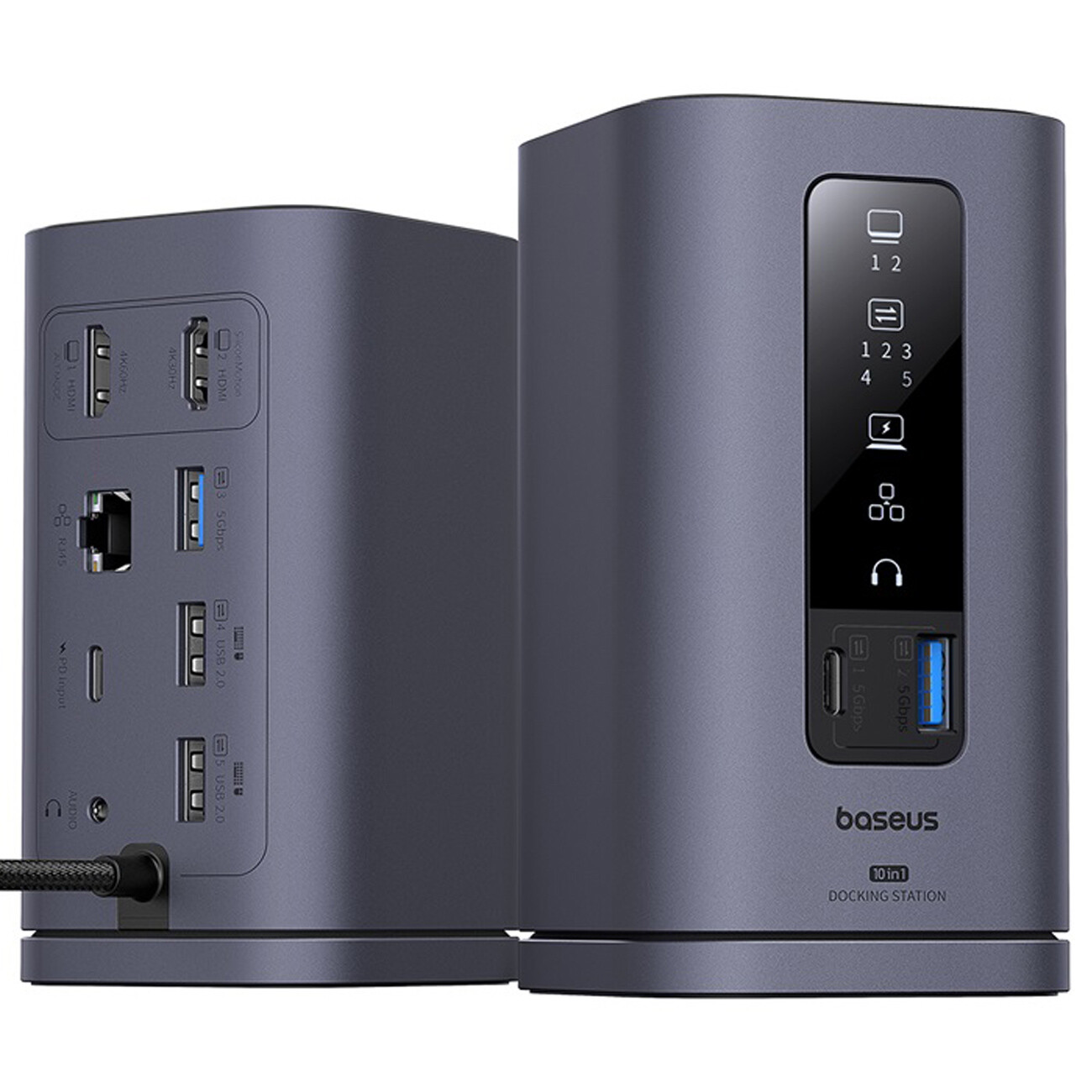 هاب تایپ‌سی و داک استیشن 10 پورت بیسوس Baseus Spacemate B00568102813-00