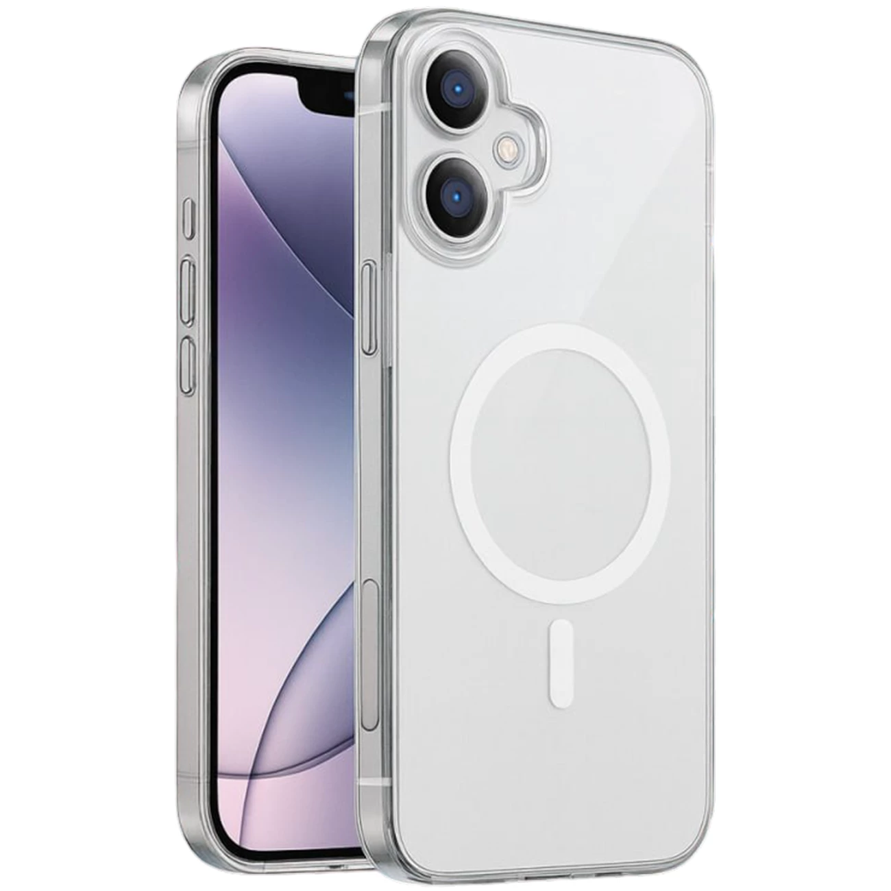 قاب مگ‌سیف آیفون 17 گرین‌لاین Green Lion GNMCRYC17CL ژله‌ای شفاف