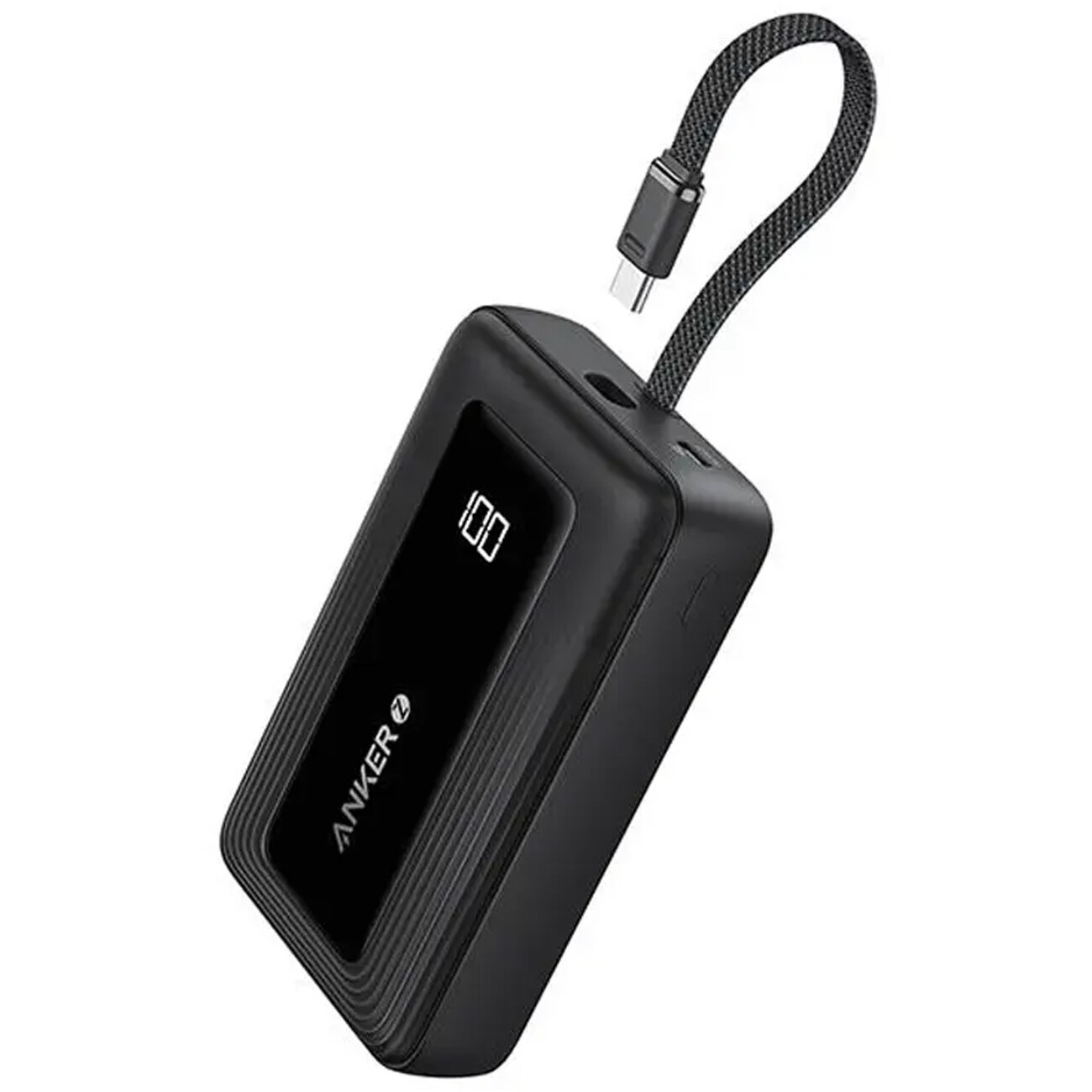 پاوربانک 20000 تایپ‌سی و USB توان 30 وات انکر Anker Zolo A1689 با کابل USB-C متصل