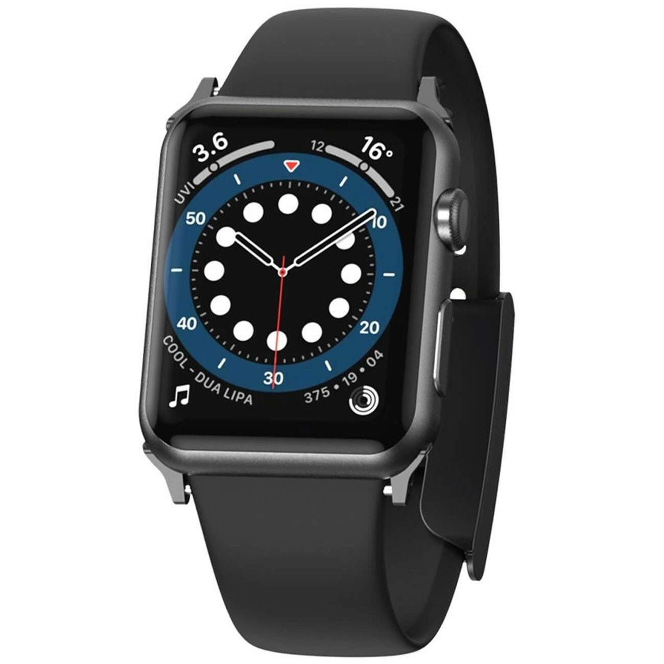 بند سیلیکونی اپل واچ 38 و 40 میلی‌متری بیسوس LBWSE-0