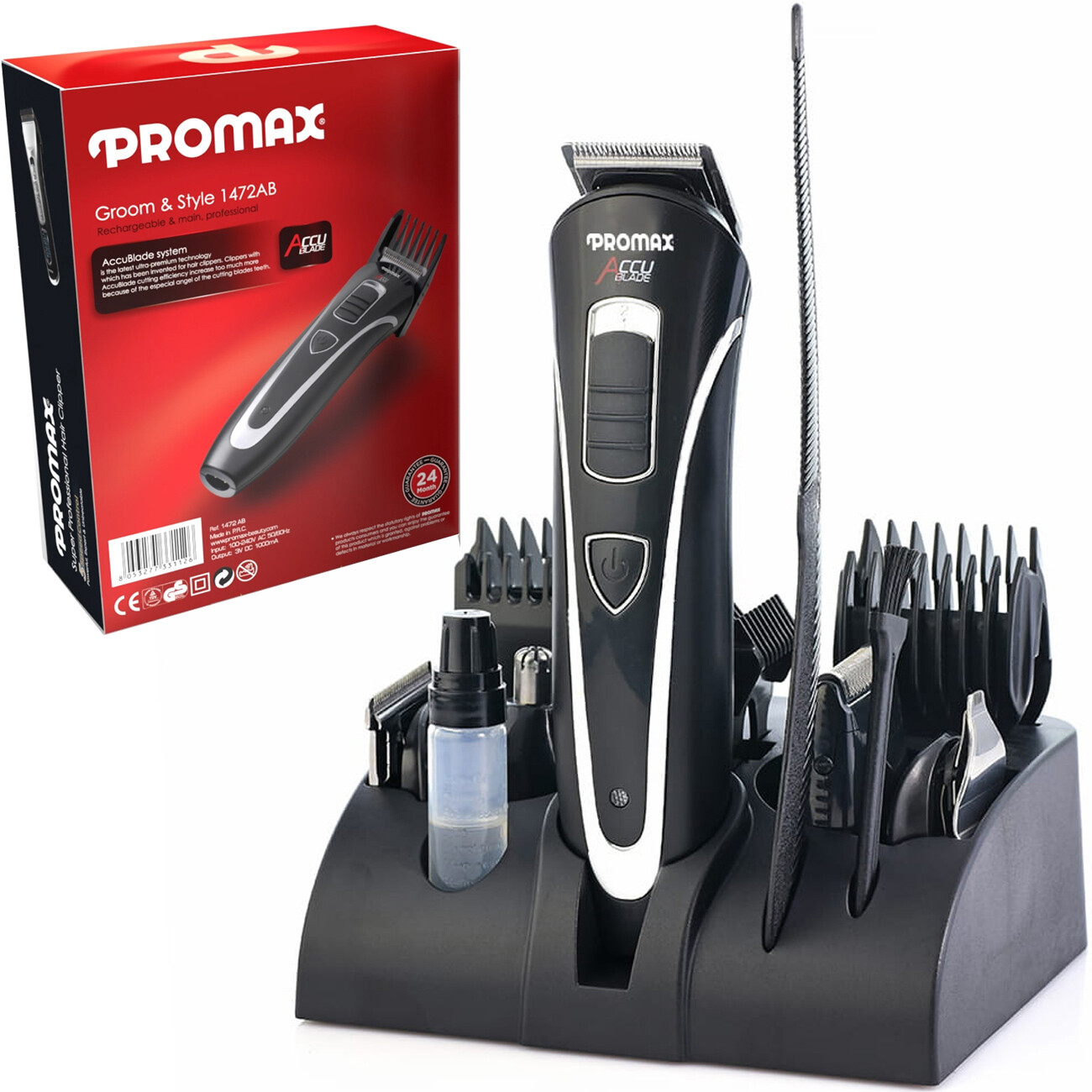 ماشین اصلاح سر، صورت و بدن پرومکس Promax 1472AB