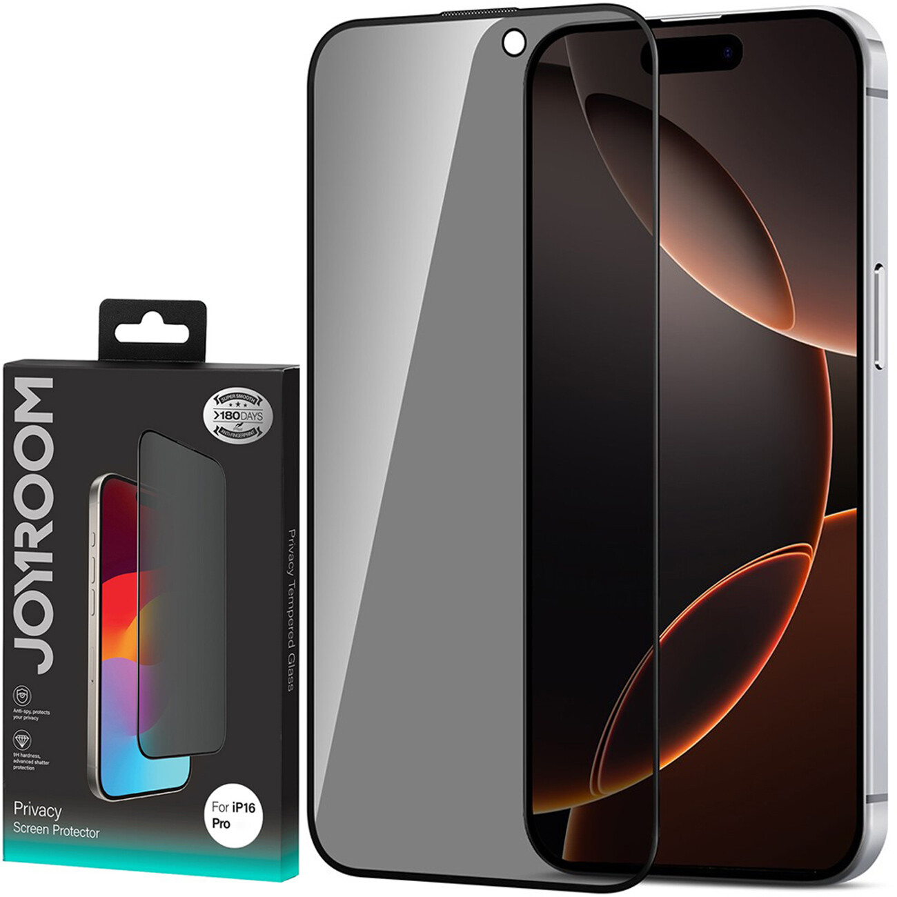 گلس پرایوسی آیفون 16 پرو جویروم JOYROOM JR-MLG0281